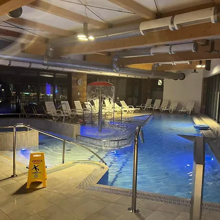 公寓 Zjawiskowy Bel Mare Parking Aquapark 米兹多洛杰